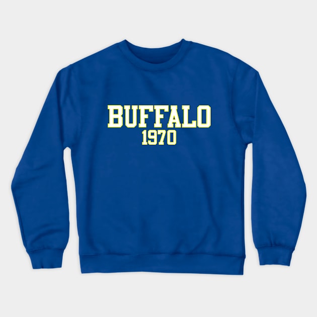 Buffalo 1970 (Hockey) Crewneck Sweatshirt by GloopTrekker